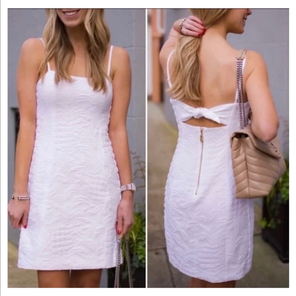 Lilly Pulitzer White Backless Dress
